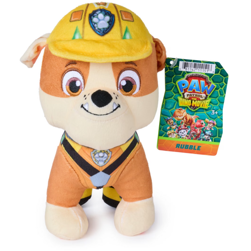 Paw Patrol The Dino Movie 8" Plush - Rubble SM6075833