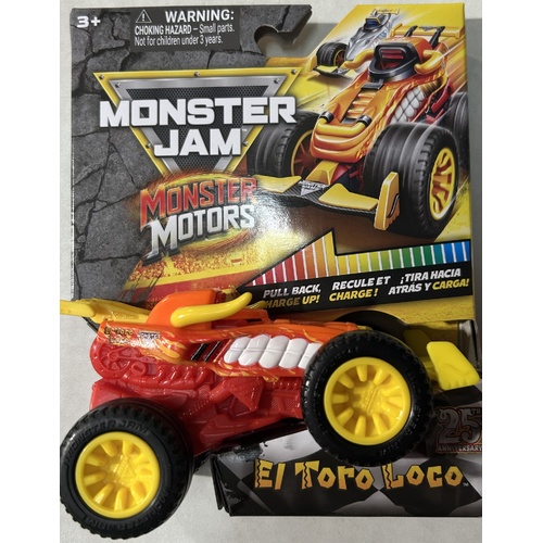 Monster Jam Monster Motors 1:64 Scale - El Toro Loco SM6076680