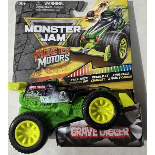 Monster Jam Monster Motors 1:64 Scale - Grave Digger SM6076680