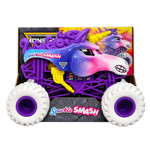 Monster Jam Sparkle Smash 1:24 Scale Toy Truck SM6056371