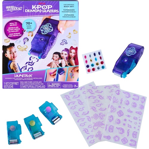 Cool Maker K-Pop Demon Hunters Shimmer Foil Tattoos SM6077609