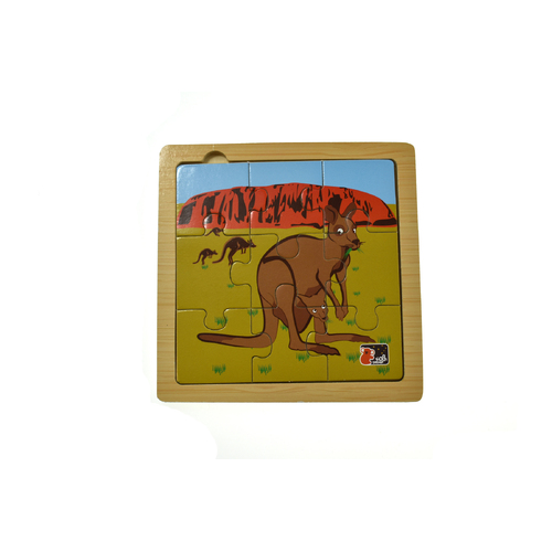 Koala Dream Kangaroo Wooden Jigsaw Puzzle 9pcs PM166