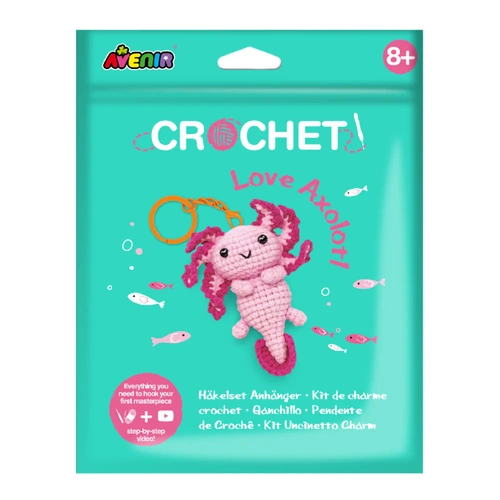 Avenir Crochet Keychain Kit - Love Axolotl CH251973