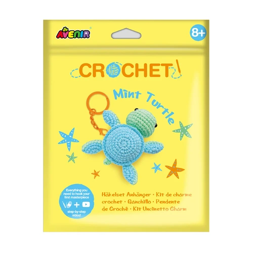 Avenir Crochet Keychain Kit - Mint Turtle CH251978