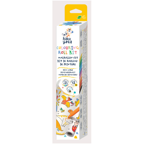 Haku Yoka Colouring Roll Kit - Dino World 3067