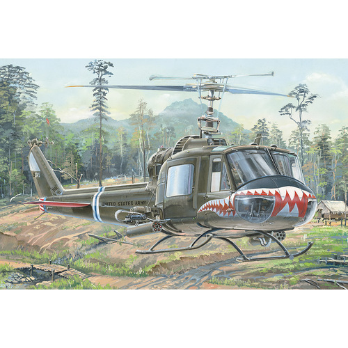 Hobby Boss UH-1 Huey B/C 1:18 Scale Model Kit - Aus Decals 81807