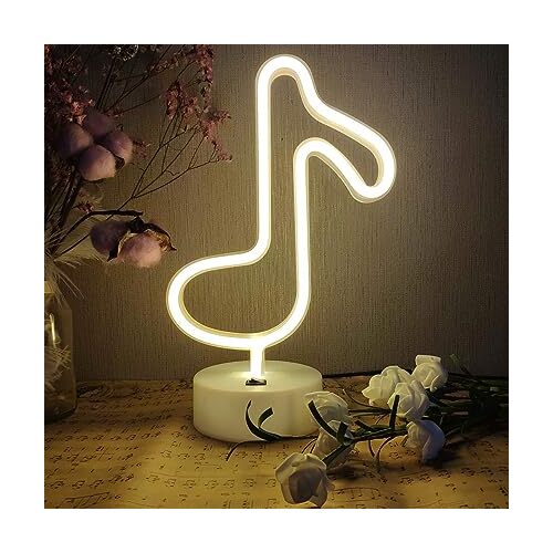 Neon LED Nightlight/Lamp Tik Tok White Music Note