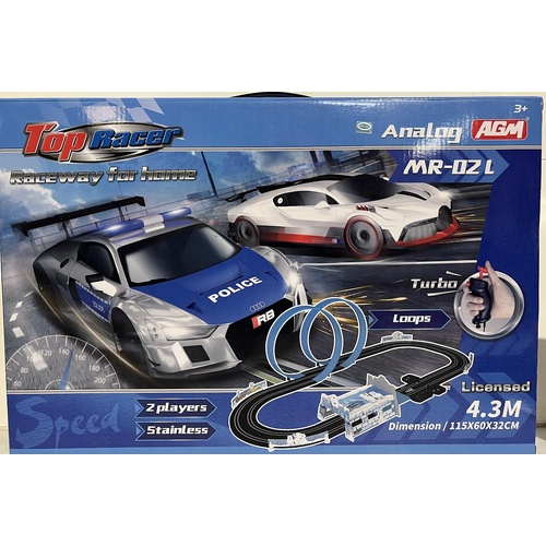 AGM Top Racer Super Looper 4.3M Slot Car Set MR-02L 191