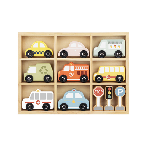 Tooky Toy My Forest Friends Transportation & Street Sign Set TK881