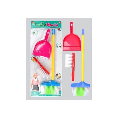 Green World Broom, Brush & Pan Cleaning Set AA139647