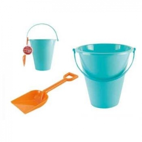 Beach Bucket & Spade Set Assorted Colours One Supplied AA157240**