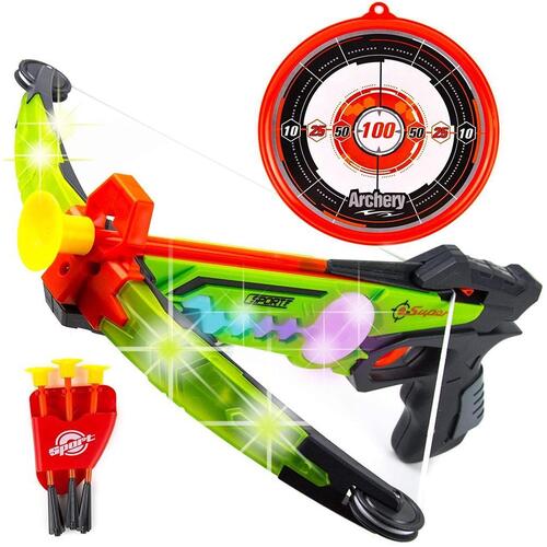 King Sport Light-Up Toy Crossbow Set AA156174