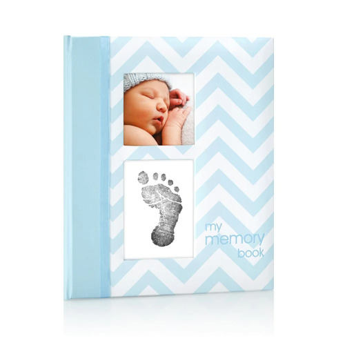 Pearhead Chevron My Memory Book Blue 35116
