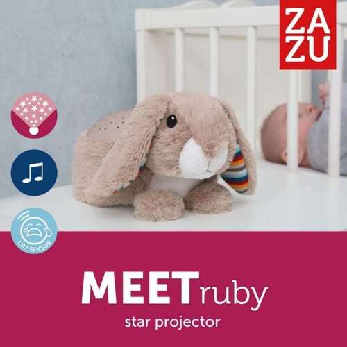 Zazu Musical Bedtime Star Projector - RUBY ZA-RUB