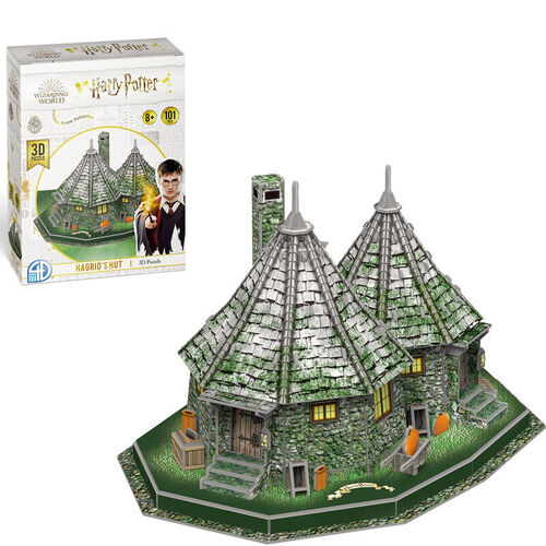 Harry Potter Hagrid's Hut 101pc 3D Puzzle 4D51072