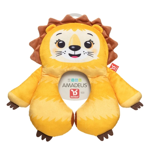 Benbat Travel Pillow with Neck Support (1-4yrs) - Amadeus Lion BB901