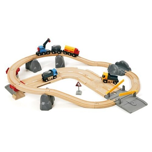 Brio World Rail & Road Loading Set 32 Piece BRI33210