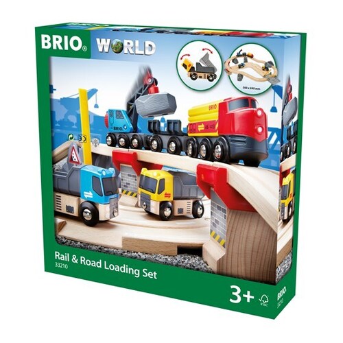 Brio World Rail & Road Loading Set 32 Piece BRI33210