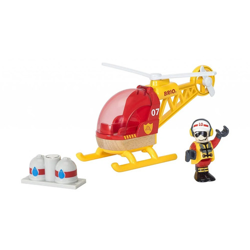 Brio World Firefighter Helicopter BRI33797
