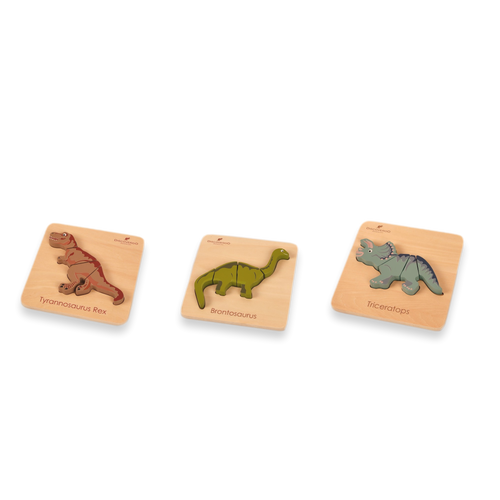 Discoveroo Chunky Dinosaur Puzzle Assorted; One Supplied DDPUZZ