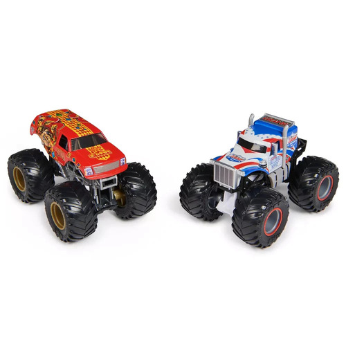 Monster Jam Lucas Stabilizer VS Jester 2pk 1:64 Scale Diecast Trucks SM6064128