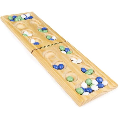 Cardinal Classics Folding Solid Wood Mancala Game ASM6059023