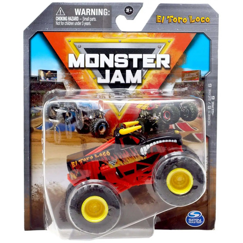 Monster Jam True Metal Series 6 Diecast Toy Truck - El Toro Loco