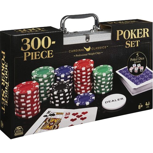 Cardinal Professional 300-Piece Poker Set in Aluminum Carry Case ASM6061119
