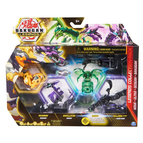 Bakugan Legends Collection Pack - Maxodon, Hyenix, Hanoj & Nillious SM6065913