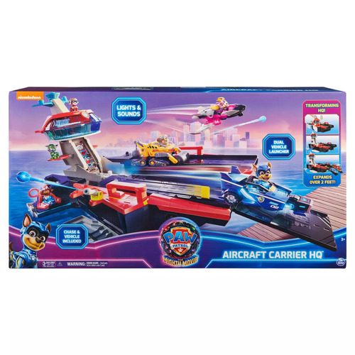 Paw Patrol The Mighty Movie Aircraft Carrier HQ SM6067075