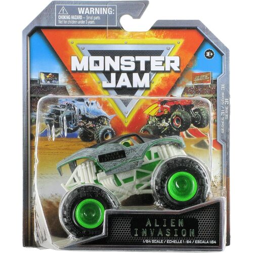 Monster Jam Alien Invasion 1:64 Scale Diecast Toy Truck SM6044941