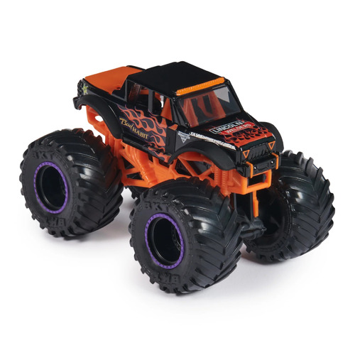 Monster Jam Bad Habit Series 33 Monster Jam 1:64 Scale Diecast Toy Truck SM6044941