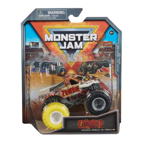 Monster Jam Zombie Series 33 Monster Jam 1:64 Scale Diecast Toy Truck SM6044941