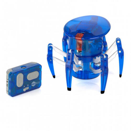 Hexbug Micro Robotic Creatures Spider Remote Control Assorted One Supplied SM6068894 [Colour: Blue]