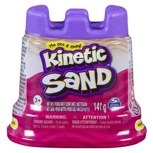 Kinetic Sand 4.5oz (127g) Castle Container Pink SM6035812