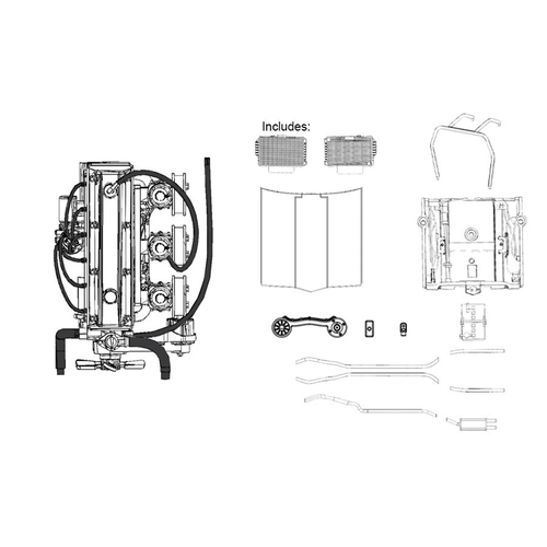 DDA LC/LJ Torana 6 Cyl W/ Triple Carbs Engine 1:24 Scale Kit DDAAC001