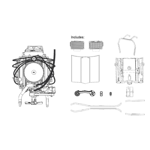 DDA LC/LJ Torana 253/308 V8 Engine 1:24 Scale Model Kit DDAAC002