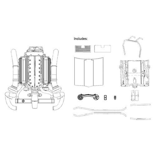 DDA LC/LJ Torana Twin Turbo LS6 Engine 1:24 Scale Model Kit DDAAC003