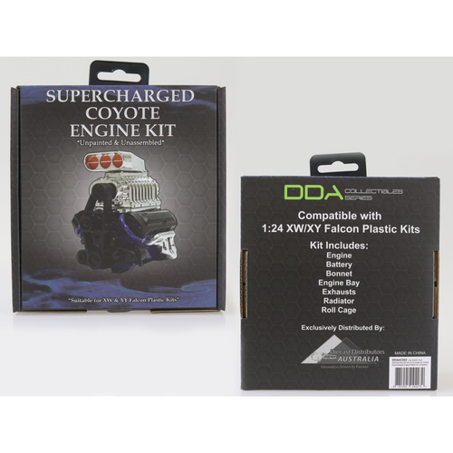 DDA Ford XW/XY Supercharged Coyote 1:24 Scale Engine Kit DDAAC022
