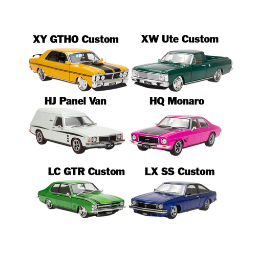 DDA Sfragismeno Australian Model Cars 1:24 Scale Assortment; One Supplied DDAMS24