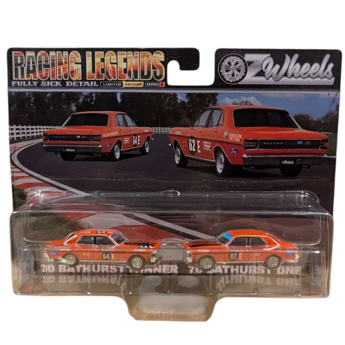 Oz Wheels Racing Legends FSD 1:64 Scale Twin Set - 70 Bathurst Winner & 70 Bathurst DNF