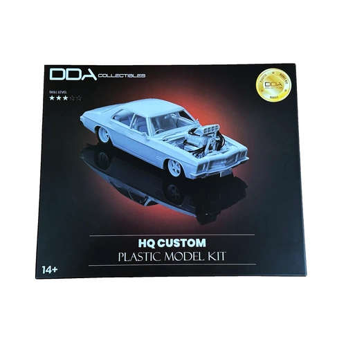 DDA Slammed HQ Holden Custom 4 Door 1:24 Scale Plastic Model Kit DDA309K