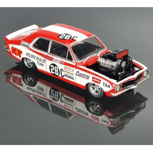 DDA #28C 72 LJ Torana Brock Drag Car 1:24 Scale Diecast Vehicle DDA608