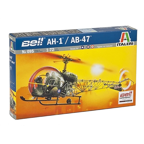 Italeri 1:72 AH-1/AB-47 Model Kit 0095S