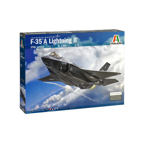 Italeri F-35 A Lightning II with RAAF decals 1:72 Scale Model Kit 1409