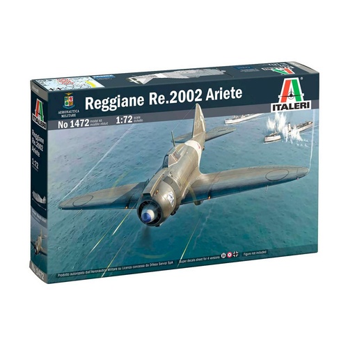 Italeri Reggiane Re.2002 Ariete 1:72 Scale Model Kit 1472S