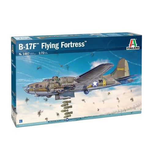 Italeri B-17F Flying Fortress 1:72 Scale Model Kit 1487