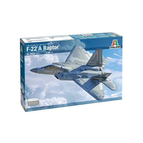 Italeri 1:48 F-22 A Raptor Model Kit 2822
