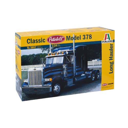 Italeri Classic Peterbilt 378 Long Hauler 1:24 Scale Model Kit 3857