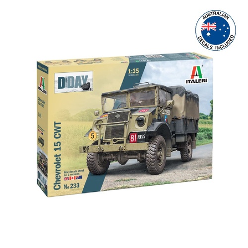 Italeri Chevrolet 15 CWT 1:35 Scale Model Kit 0233